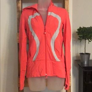 Lululemon peach zip-up Hoodie